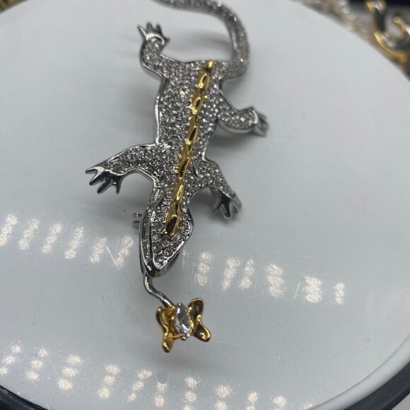 Alexis Bittar Jewelry - Alexis Bittar Gecko Pav�� Collection Brooch